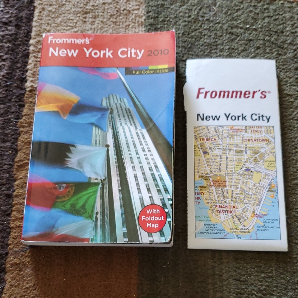 New York City 2010 Coffee Table Book - Red and Blue